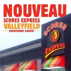 Une deuxième franchise Scores Express ouvre à Valleyfield