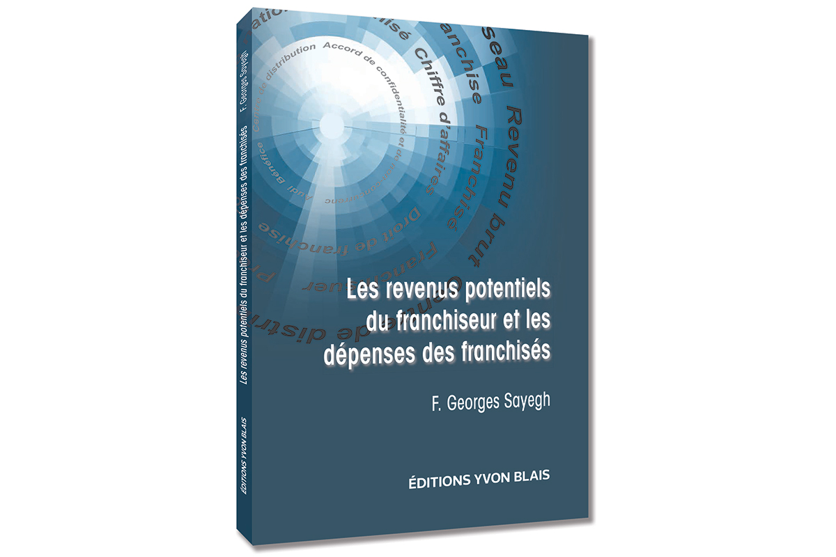 Nouveau livre: Les revenus potentiels des franchiseurs et les dépenses des franchisés