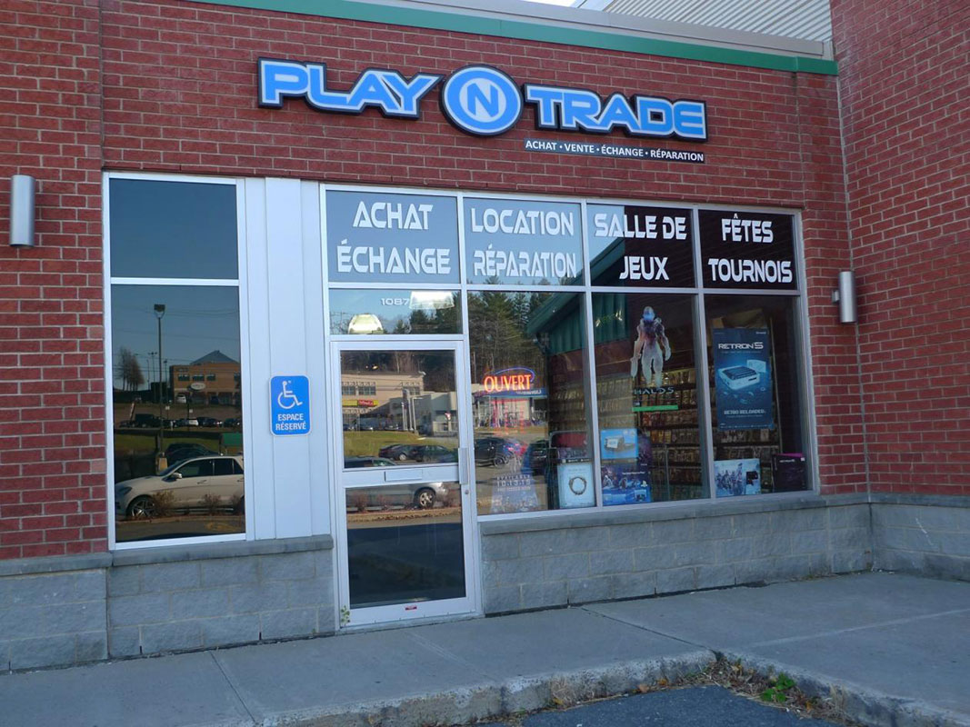 La franchise PlayNTrade déjà existante à St-Jérôme est à vendre – La raison est que Le propriétaire-franchisé actuel est devenu franchiseur pour le Canada!